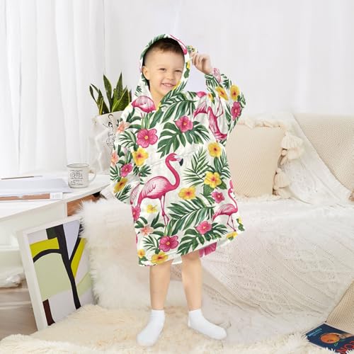 Couverture à capuche pour enfants surdimensionnée pour stopper le froid hivernal