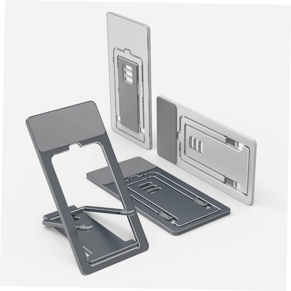 HEMOTON 3pezzi Supporto Regolabile Per Smartphone e Tablet Poggia Tavolo Multi-angolo Per Videochiamate e Visione Di Film Design Compatto e Portatile Per Casa e Ufficio
