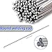 Aluminum Brazing Rods, 50PCS Low Melt Aluminum Welding Rods 716°F–752°F, Flux Core Welding Sticks No Flux Required, 2/32