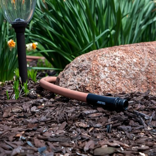 Image of Flexzilla Colors Lead-In Garden Hose 5 /8in. x 5ft., Lightweight All-Weather Water Hose, Durable and Flexible, Leak-Free Connections, Red Clay
