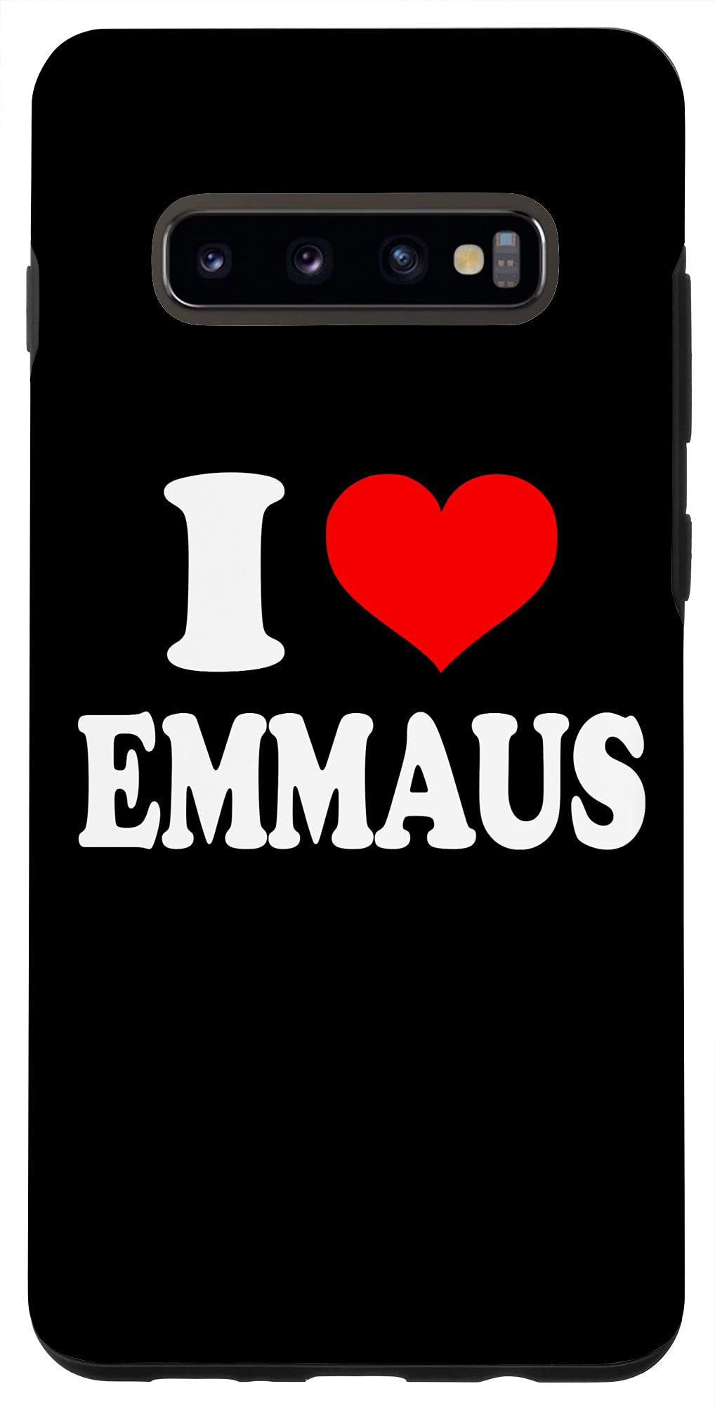 Galaxy S10+ Emmaus - I Love Emmaus - I heart Emmaus Case