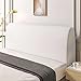 Universal Stretch Kopfteil Abdeckung Für Einzel Doppel King Queen Bett Kopfteil, Waschbare All-Inclusive Bett Kopfteil Abdeckung, Staubdichte Schutzabdeckung Für Schlafzimmer-Weiß-150CM