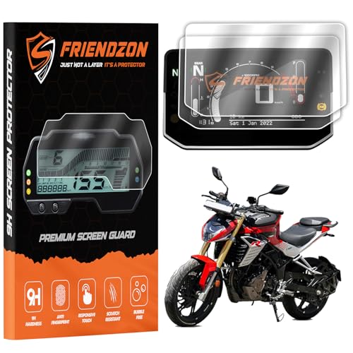 Image of Screen Guard For Hero Xtreme 250R TFT Digital Meter [2025] | Anti-Bubble | Scratch Resistant | HD Clear | Anti-Fingerprint | TFT Instrument Display Protector | Xtreme Accessories [Not Tempered Glass] (Pack of 2)