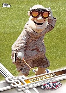 Swinging Friar Mascot baseball card 2017 Topps Opening Day #M13 San Diego Padres