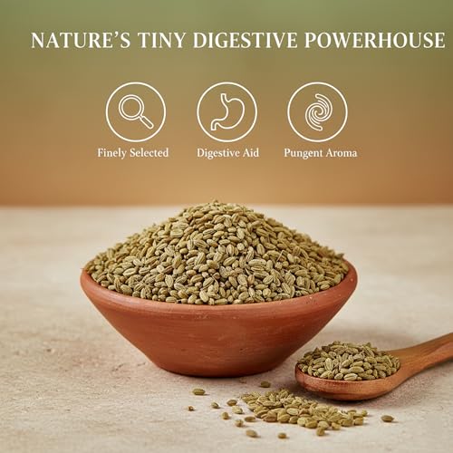 Image of Double Hathi Ajwain Seed 500gm | Premium Carom Seeds | Strong Aroma & Natural Flavor |100% Natural