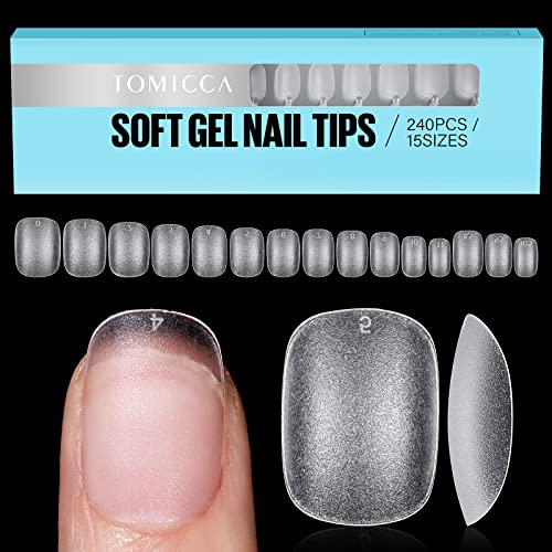 TOMICCA Extra Short Oval Nail Tips - Image 4