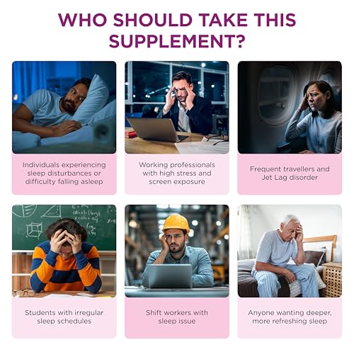Image of How's You 8 hours Sleep Gummies for Men & Women | Melatonin 10 mg | No Added Sugar | Non Habit forming | Strawberry Flavour 30 Gummies for Deep Sleep