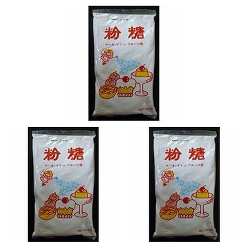 ユアサフナショク 粉糖 400G×3パック 常温(まとめ買い) (Vandroロゴ付包装・INDEXBOX)