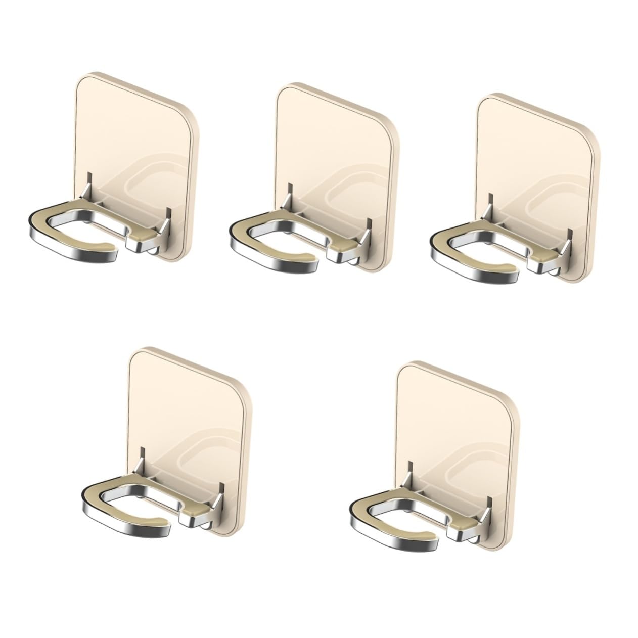 FRCOLOR 5st Haartrocknerhalter Föhnständer Im Badezimmer Föhngestelle Fönhalter Für Bad Fön Halter Fön Lagerregal Föhnhalter Wandmontierter Fönständer Wand Fön Ständer Die Hüften