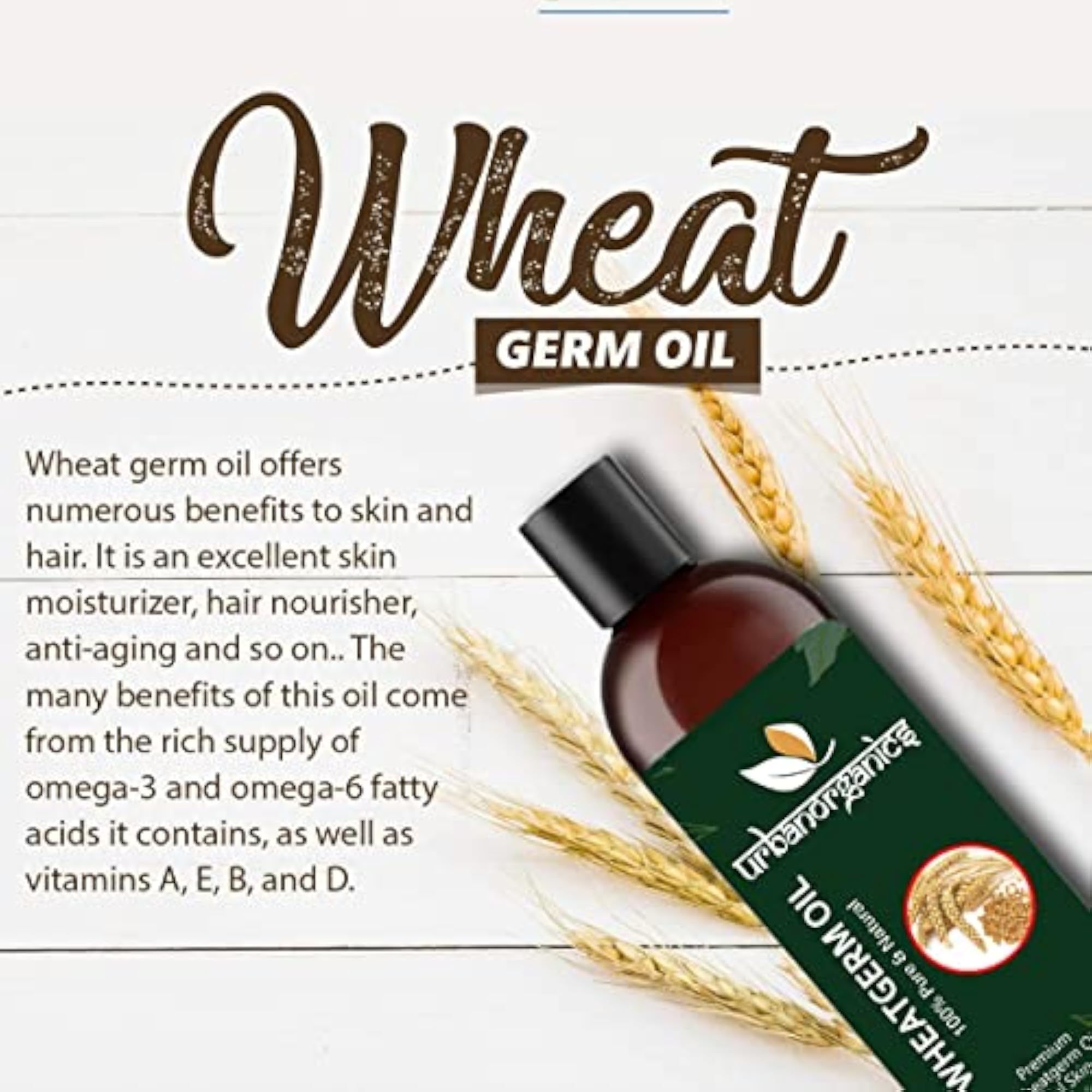 Wheatgerm Oil, 250ml for Hair & Skin Care