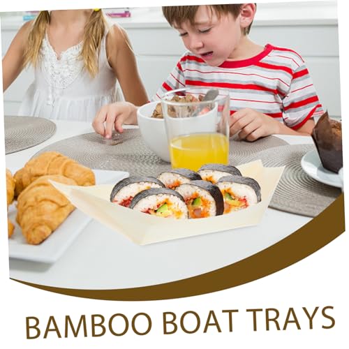 Platos tipo bote para sushi 50 piezas Garneck miniatura 3