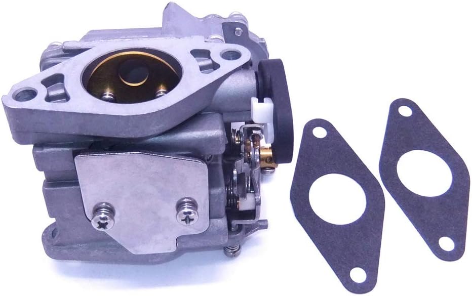 Boat Motor Carburetor Assy 66N-14301-00 and 66M-13646-00 Gaskets (2 pcs) for Yamaha 4-Stroke F9.9C F9.9CMH F9.9CE S/L 4-Stroke Outboard Engine
