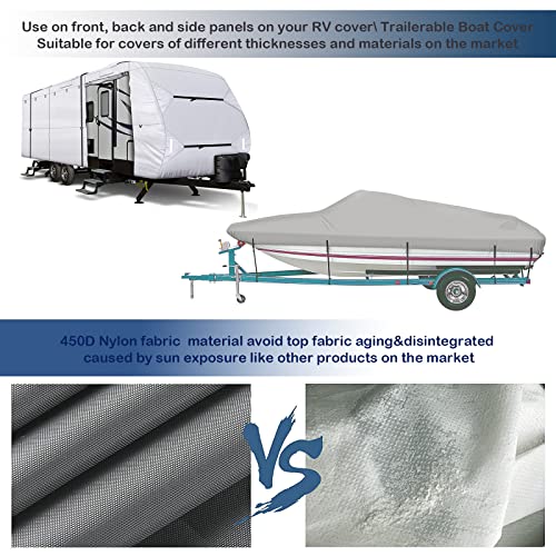 Collyon Rv Cover Patch Kit,Self Adhesive Patchfor Sail Tarp Boat Covers And More(3Pcs) #TOP4