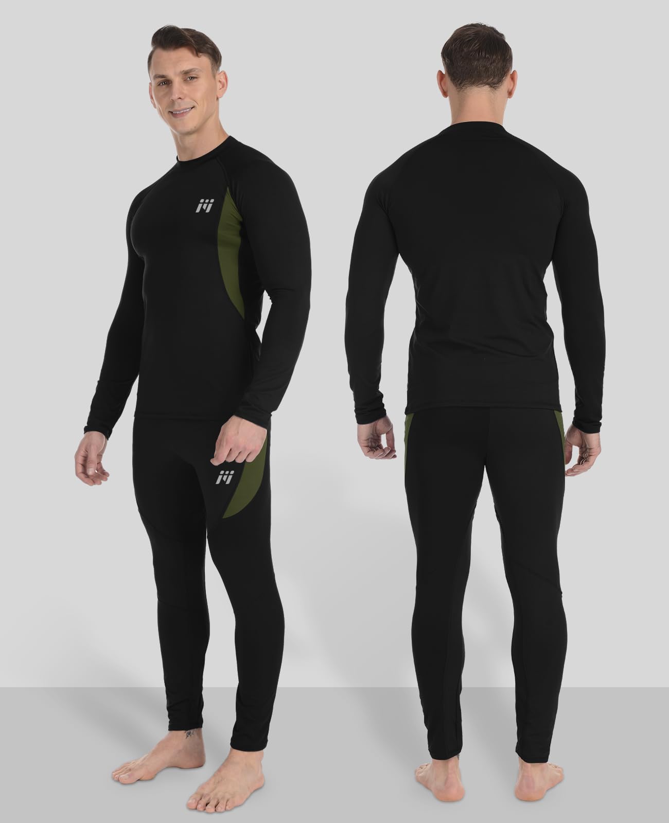 MEETWEE Ropa Interior Térmica Hombre Conjuntos Térmicos para Hombre Camiseta Térmica Hombre Deportes Al Aire Libre Masculinos en Otoño e Invierno, Esquí, Ropa Interior térmica para Correr
