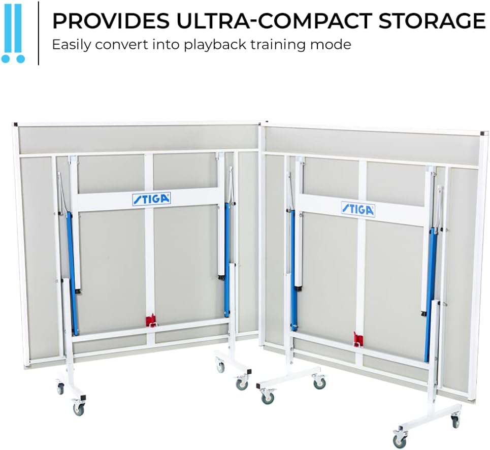STIGA XTR Professional Table Tennis Tables – All Weather Aluminum Waterproof Indoor / Outdoor Design with Net & Post - 10 Minute Easy Assembly Ping-Pong Table with Compact Storage: Sports & Outdoors