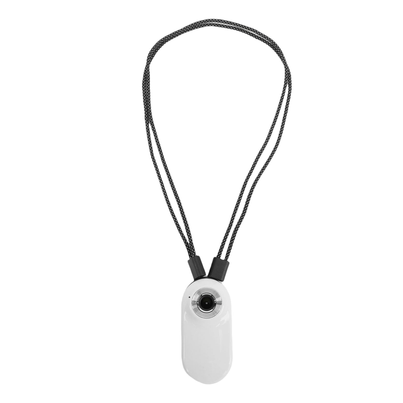 Fotocamera per Pollice con Schermo, Action Camera HD 1080P per Registrazione Video, Scheda di Memoria da 128 GB, Morsetto Posteriore con Cordino Magnetico, Lettore di Schede OTG, (Bianca)