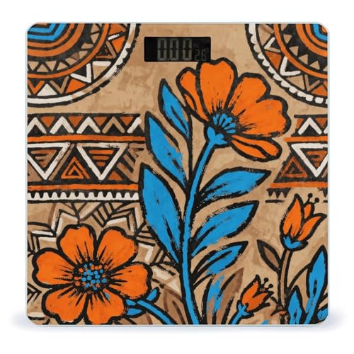 Báscula digital de baño con diseño Wild Flower miniatura 1