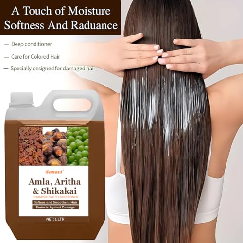 Image of Amla Shikakai Shampoo | Amla Shikakai Shampoo for Hair | Shikai shampoo for Hair | (2 L)