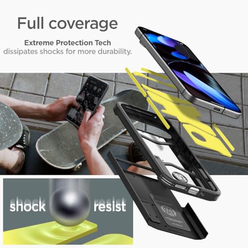 Spigen Tough Armor Designed for Pixel 9 Case/Pixel 9 Pro Case (2024) [Kickstand] [Military-Grade Protection] - Black - image 3