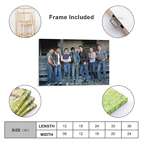 Movies Posters Outsider Gangster Crime Movies Indie Room Decor Canvas Wall Art Prints For Wall Decor Room Decor Bedroom Decor Gifts Posters 24X36Inch(60X90Cm) Frame-Style #TOP1