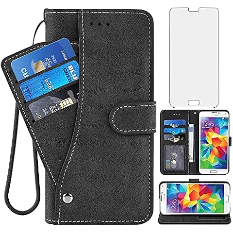 Asuwish Galaxy S5 Wallet Case Cover