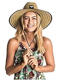Roxy womens Tomboy 2 Straw Protection Sun Hat, True Black, Small-Medium US