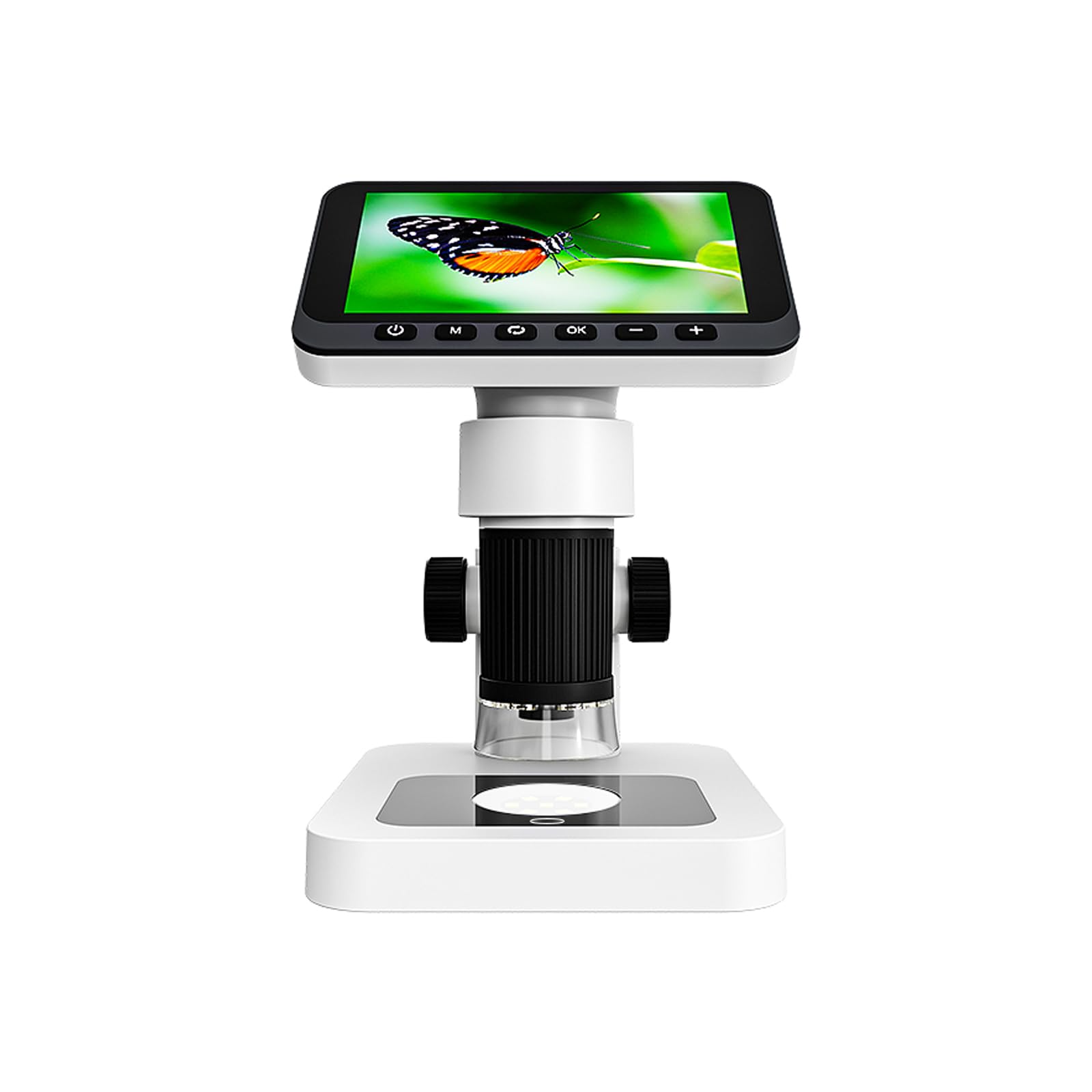 Kaeltsyn Black Resolution Digital Microscope With Build In Screen Portable For Immediate Observation Of Microscopic Student