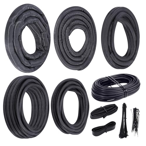 Automotive Wire Loom Sleeve Master Kit, Split Wire Loom, Complete Vehicle Cord and Hose Protection...