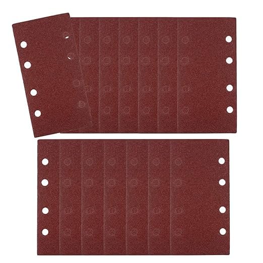 40Pcs 1/4 Sheets of Sandpaper Palm Sander Sandpaper