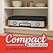 Gourmia 3-in-1 Indoor Grill/Griddle Electric Combo - 250-400°F Adjustable Dual Cooking Zones with Removable Nonstick Reversible Ceramic Plates - Non Toxic Dishwasher Safe Countertop Kitchen Appliances