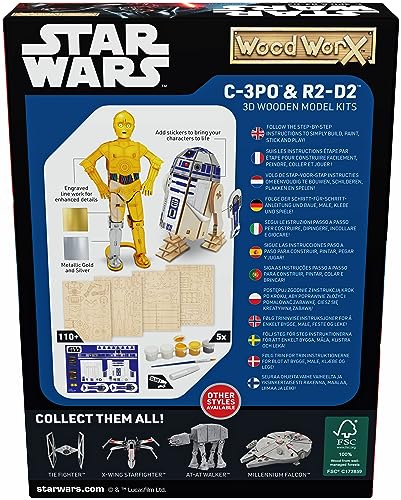 Goliath Woodworx Star Wars C3po + R2d2 - vue 3