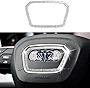 HAILWH Steering Wheel Logo Bling Accessories Decorative Frame Fit for Audi A1 A2 A3 A4 A5 A6 Q2 Q3 Q5 Q7 TT S Series RS Series Applique Wreath (Type D)