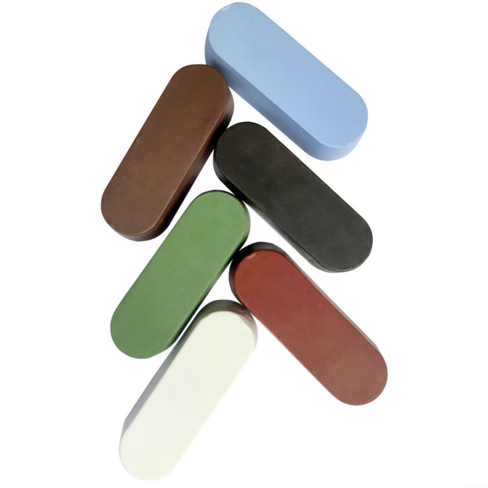 Lot de disques de polissage 8 pouces 16 couches coton code couleur pâte de polissage