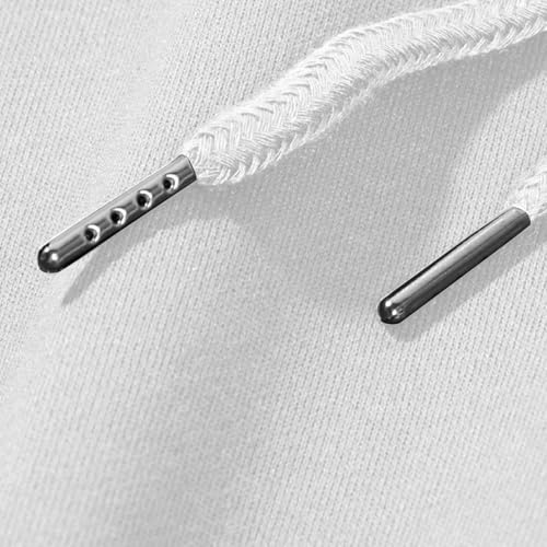 Hoodies for Men Solid Color Basic Sweatshirt with Pockets Long Sleeve Drop Shoulder Hooded Pullover Tops2