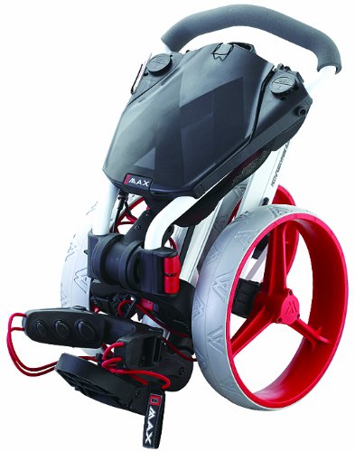BIG MAX IQ+ Golftrolley Cart (Weiß/Rot) - 2