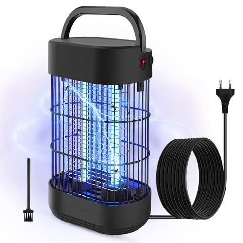 Lámpara Antimosquitos, 14W Antimosquitos Electrico Interior, UV Mosquito Lámpara, Efectivamente 60㎡ Anti Mosquitos para Matar Mosquitos, Moscas, Polillas, Dormitorio Cocina Patio