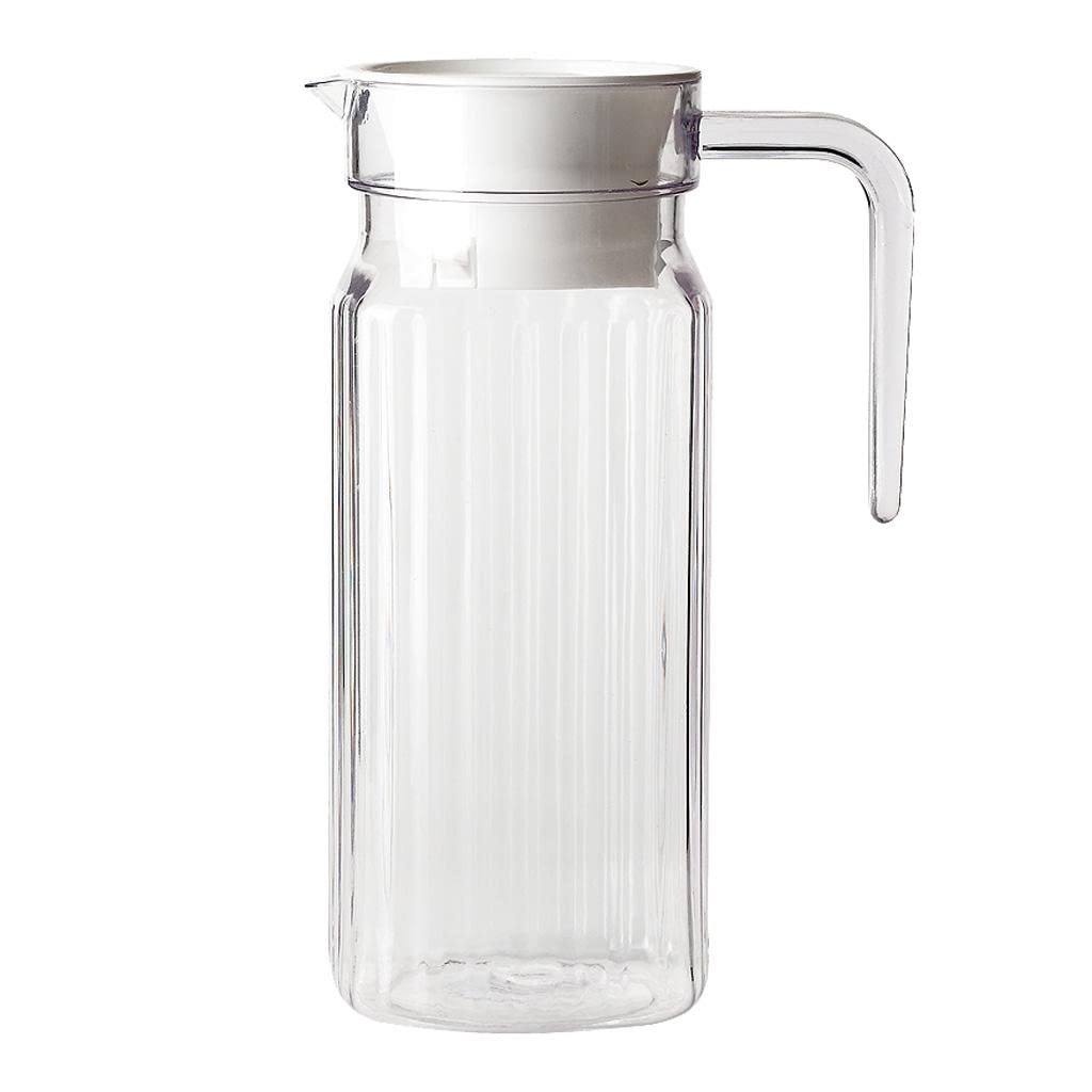 Jarra grande de té de 800ml con caldera rayada de servicio preciso y antigoteo para agua