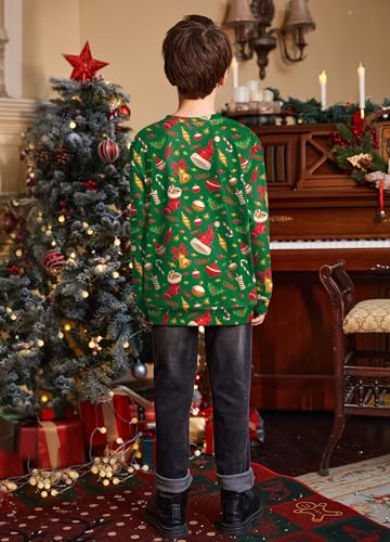 Besserbay Unisex Kids Ugly Christmas Sweater 3D Graphic Funny Long Sleeve Holiday Pullover Sweatshirt 4-14 Years 6 Besserbay Unisex Kids Ugly Christmas Sweater 3D Graphic Funny Long Sleeve Holiday Pullover Sweatshirt 4-14 Years - Image 7