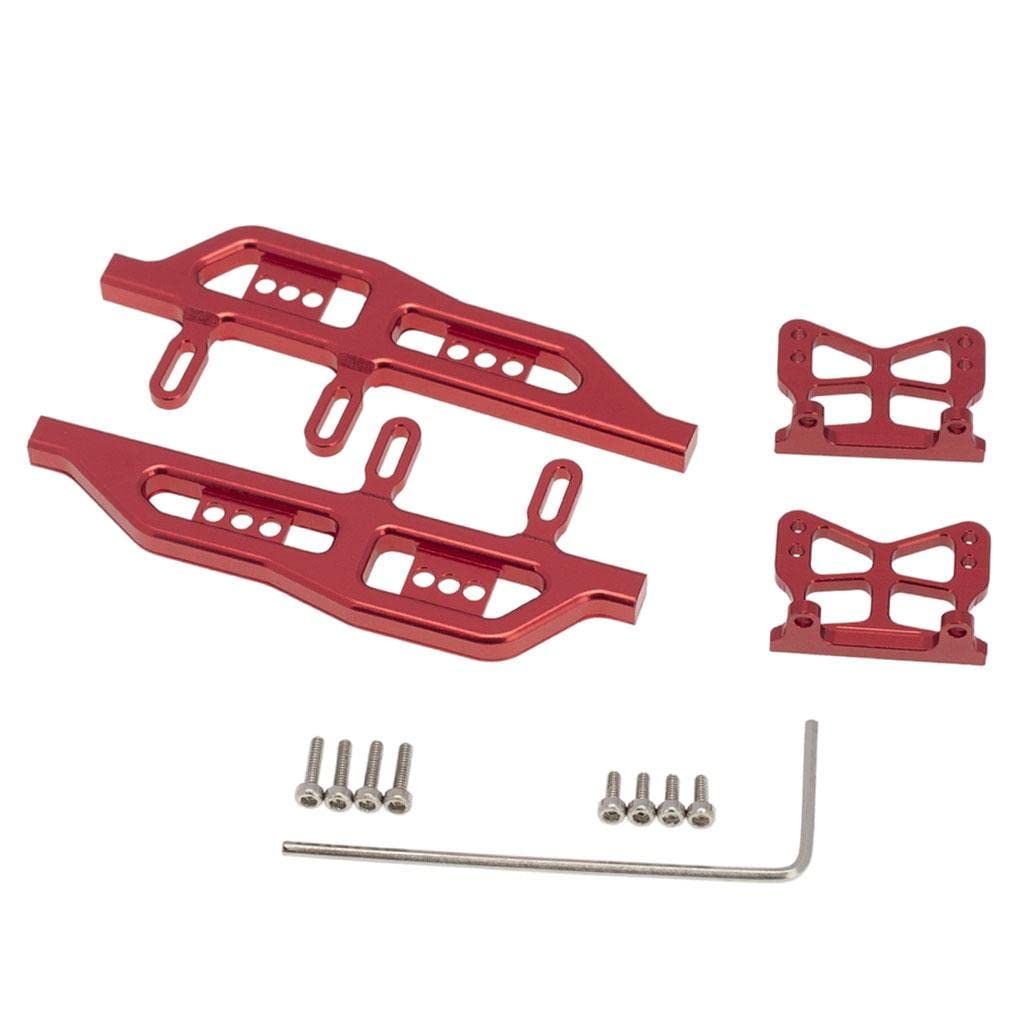 AXspeed Adattatori Esagonali In Ottone Per SCX24 1:24 - 4 Pezzi, Peso 27g, Migliorano Aderenza