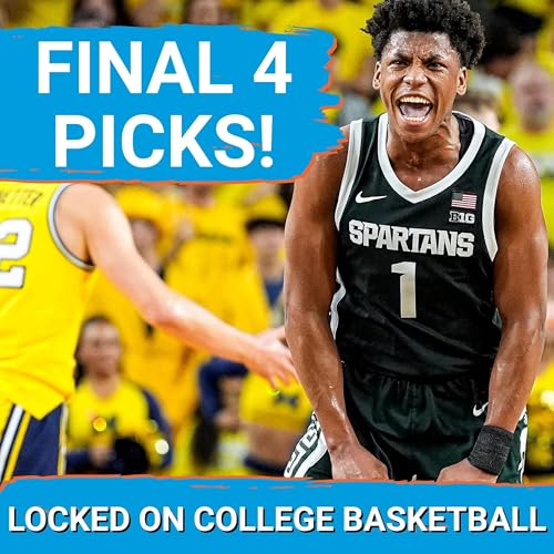 MADNESS! Elite 8, Final 4, & Championship PICKS for 2026 NCAA Tournament | How Many 1-Seeds In Final 4? Podcast Por  arte de portada