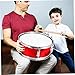 WHAMVOX Boys and Girls Drum Set Marching Snare Drum Kit Drumsticks Belt and Gloves Musical Instrument Set for Toddlers Teens Boys and Girls