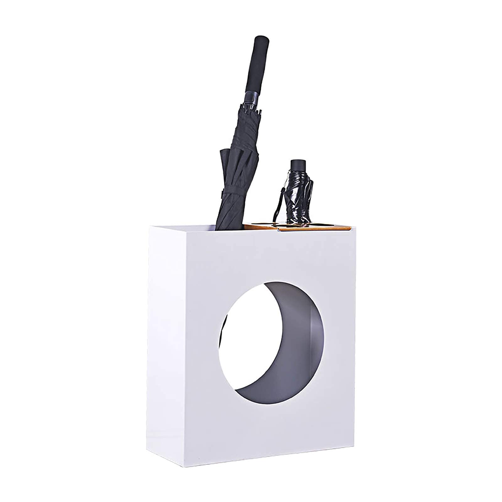 Porte-parapluie rack rectangulaire métal couloir intérieur rangement moderne