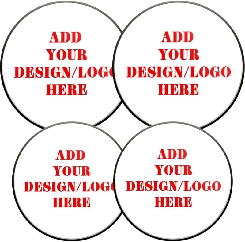 Custom Round Gas Stove Burner Covers Set of 4,Add Your Photo/Design/Logo/Text Electric Stove Burner Covers,8 Inches and 10 Inches,Metal Stove Top Cover Cooktop Decorative