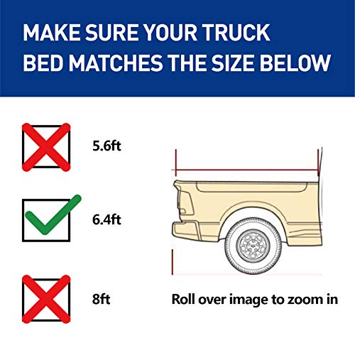 Zr 6 4ft Hard Tri Fold Truck Bed For 09 Buy Online In Albania At Desertcart