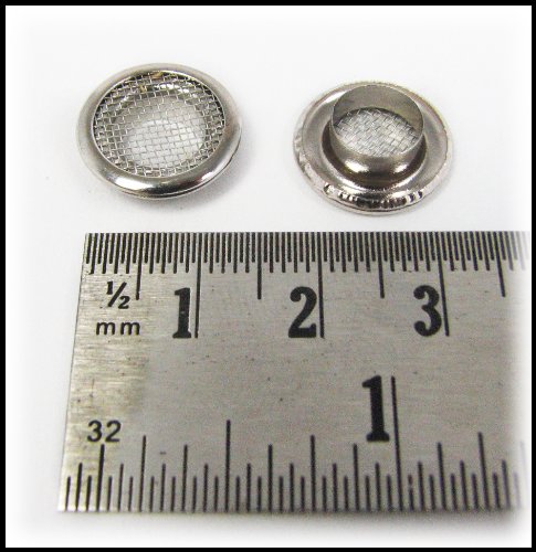 Antique Brass Grommets 12-Pack – 15mm Outside Diameter Screened Grommet Set For Crafts & DIY - View #2