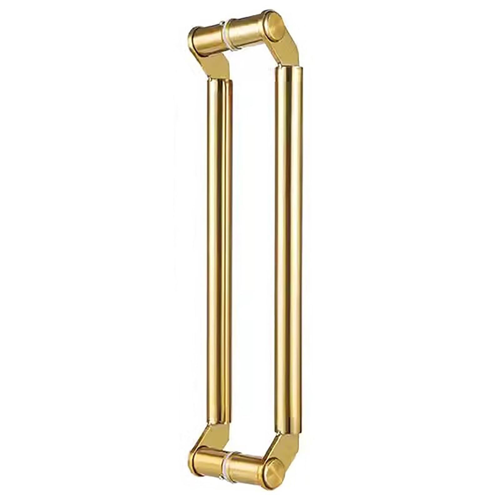 BHGFYXBS Double Sided Sliding Door Handle For Wood And Glass Doors Stainless Steel Hotel Bathroom Shower Gate Grab Handles Push Pull Fitting,Gold-100Cm(39.4In),Gold-100cm(39.4in)