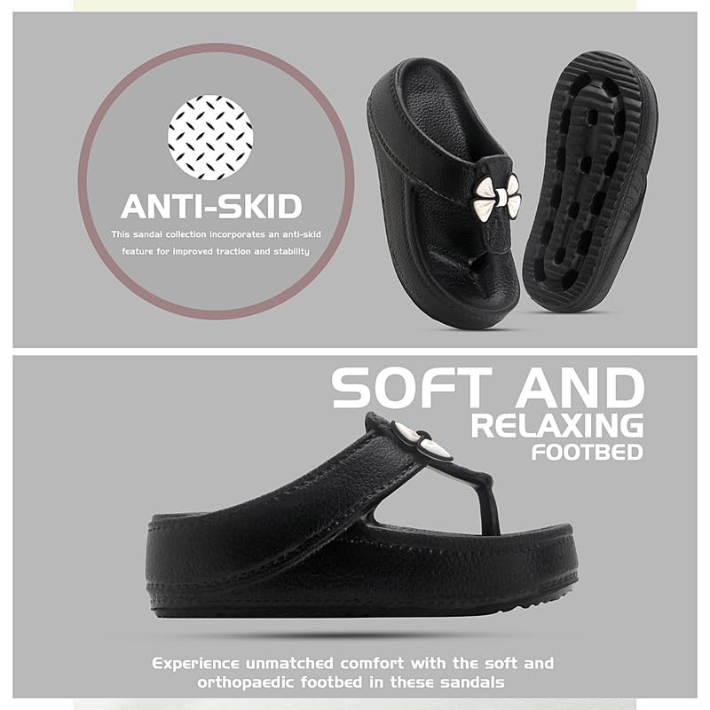 Image of Richmen Women Summer Flip Flop Slippers Casual Pillow EVA Anti-Slip Sole Slide Slipper Indoor Bedroom Sandals for Women's & Girls