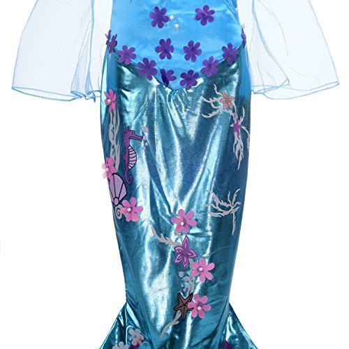 Disfraz de Sirena Princesa para Niñas Talla 6 miniatura 5