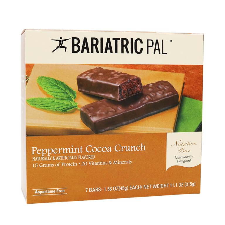 Barritas de Proteína BariatricPal 15g Peppermint Cocoa Crunch miniatura 3