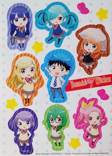 Yamada-kun and The Seven Witches- Group Sticker Set 5'X7'